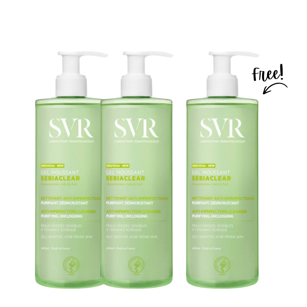 Sebiaclear Gel Moussant x3 - 400 ML